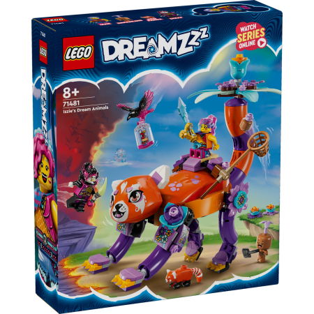 Jucarii copii si jocuri educative -  LEGO®  DREAMZzz - Animalele din vis ale lui Izzie (71481), 328 piese