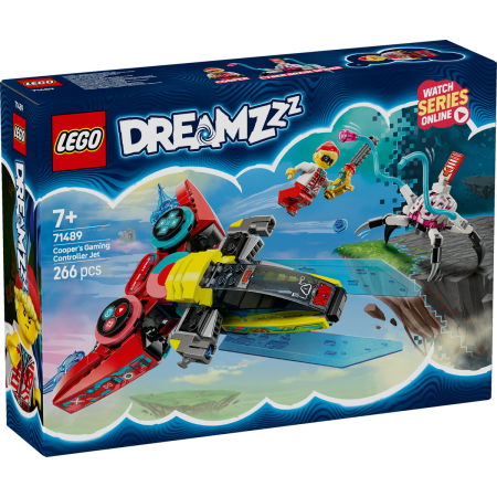 Jucarii copii si jocuri educative -  LEGO®  DREAMZzz - Controlerul-avion cu reactie al lui Cooper (71489), 266 piese