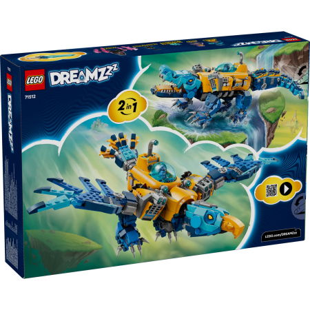 LEGO® DREAMZzz - Submarin crocodil (71512), 1107 piese [2]