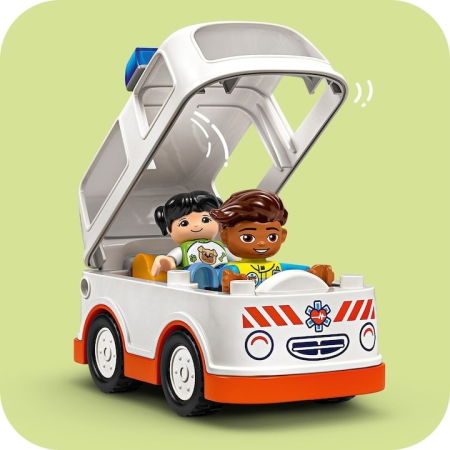 LEGO® Duplo - Ambulanta si sofer (10447), 19 piese [7]