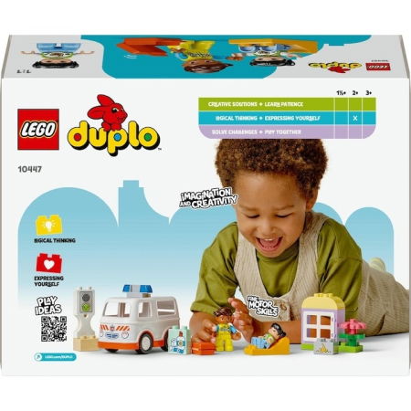LEGO® Duplo - Ambulanta si sofer (10447), 19 piese [9]
