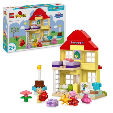 LEGO - LEGO® DUPLO - Casa aniversara a Purcelusei Peppa (10433), 59 piese