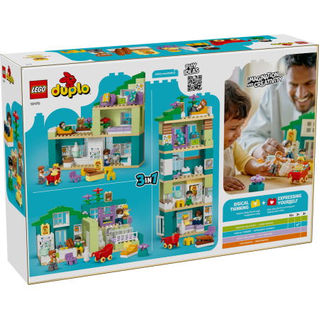LEGO® DUPLO - Casa moderna de familie 3 in 1, cu figurine (10470), 166 piese [2]