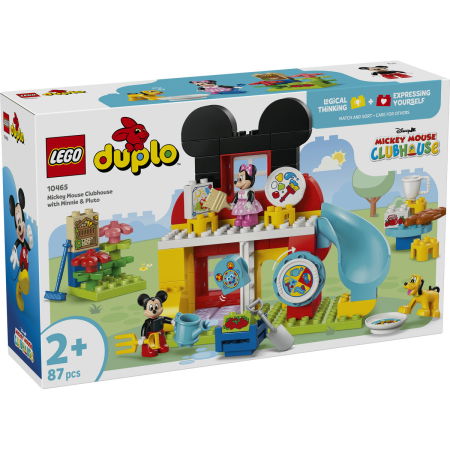 LEGO - LEGO® DUPLO - Clubul lui Mickey Mouse cu Minnie si Pluto (10465), 87 piese