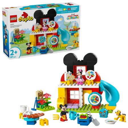 LEGO - LEGO® DUPLO - Clubul lui Mickey Mouse cu Minnie si Pluto (10465), 87 piese