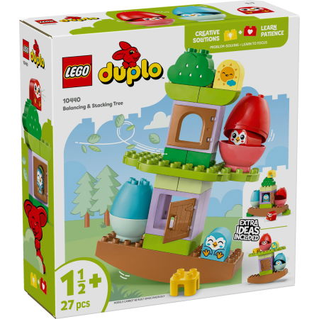 Jucarii copii si jocuri educative -  LEGO®  DUPLO - Copac pentru contrabalanta si stivuire (10440), 27 piese