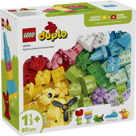 LEGO - LEGO® DUPLO - Cutie creativa in culori (10479), 80 piese