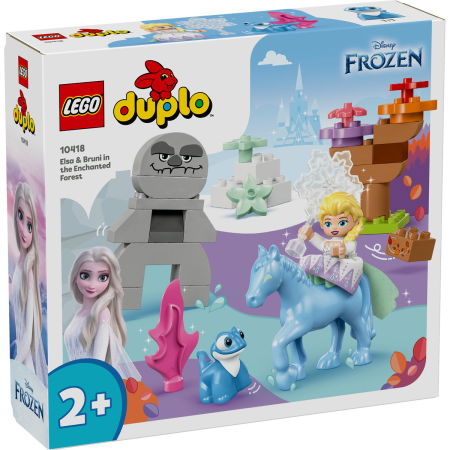Jucarii copii si jocuri educative -  LEGO®  DUPLO - Elsa si Bruni in Padurea Fermecata (10418), 31 piesa 