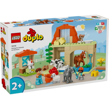 LEGO - LEGO® DUPLO -  Ingrijirea animalelor la ferma (10416), 74 piese