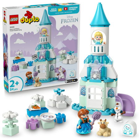 Jucarii copii si jocuri educative -  LEGO®  DUPLO - Petrecerea de la castelul Elsei din Regatul de gheata (10455), 54 piese