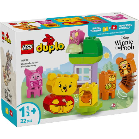 Jucarii copii si jocuri educative -  LEGO®  DUPLO - Petrecerea de ziua de nastere a lui Winnie de Plus (10457), 22 piese