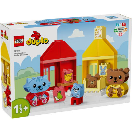 Jucarii copii si jocuri educative - LEGO® DUPLO - Rutine zilnice: Mesele si somnul (10414), 28 piese