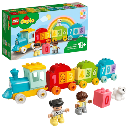 Jucarii copii si jocuri educative - LEGO® Duplo - Trenul cu numere - Invata sa numeri (10954), 23 piese