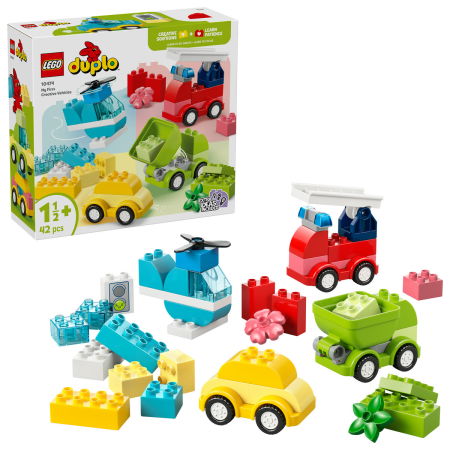 Jucarii copii si jocuri educative - LEGO® DUPLO - Vehicule creative (10474), 42 piese