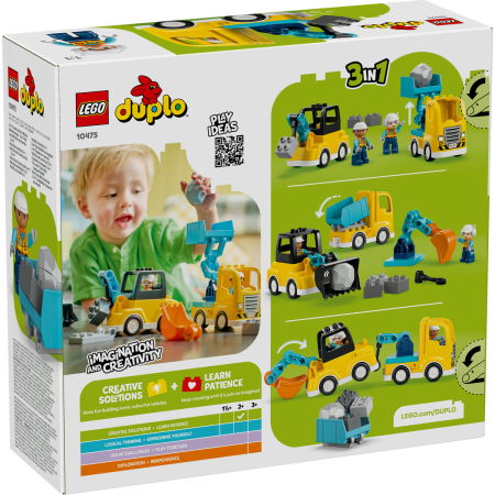 LEGO® DUPLO -  Vehicule de constructii 3 in 1 (10475), 22 piese [2]