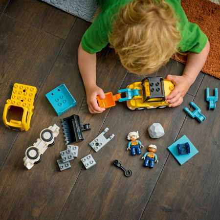 LEGO® DUPLO -  Vehicule de constructii 3 in 1 (10475), 22 piese [7]