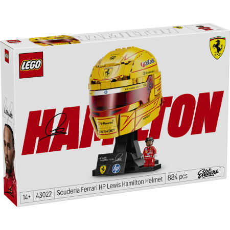 LEGO - LEGO® Editions - Casca lui Lewis Hamilton Scuderia Ferrari HP (43022), 884 piese