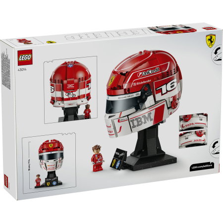 LEGO® Editions -  Casca lui Charles Leclerc Scuderia Ferrari HP (43014), 886 piese [2]