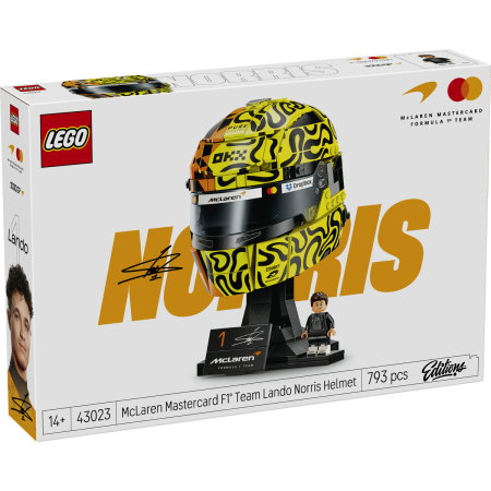 LEGO - LEGO® Editions -  Casca lui Lando Norris McLaren Mastercard F1 Team (43023), 793 piese