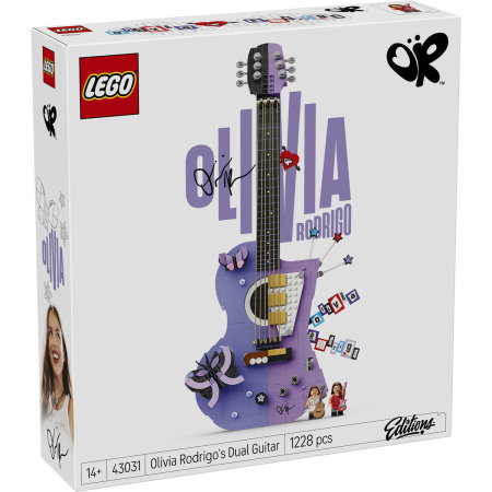 LEGO - LEGO® Editions -  Chitara bicolora a Oliviei Rodrigo (43031), 1228 piese