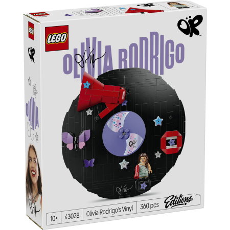 LEGO - LEGO® Editions - Disc de vinil cu Olivia Rodrigo (43028), 360 piese