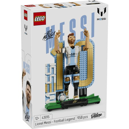 LEGO - LEGO® Editions - Lionel Messi - Legenda a fotbalului (43015), 958 piese