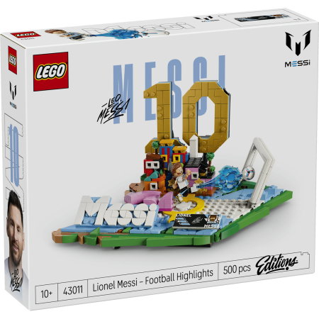 LEGO - LEGO® Editions - Lionel Messi - Momente importante din fotbal (43011), 500 piese
