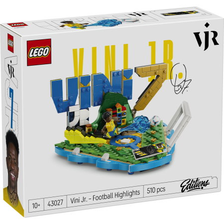 LEGO - LEGO® Editions - Vini Jr. - Momente importante din fotbal (43027), 510 piese