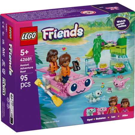 LEGO - LEGO® Friends - Barca-axolotl pentru aventuri (42681), 95 piese
