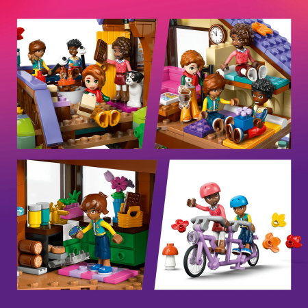 LEGO® Friends - Cabana primitoare in padure toamna (42705), 1229 piese [5]