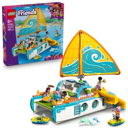 Jucarii copii si jocuri educative -  LEGO®  Friends - Calatoria aventuroasa cu barca (42664), 685 piese