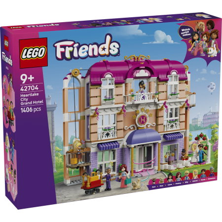 Jucarii copii si jocuri educative - LEGO® Friends - Grand Hotel din orasul Heartlake (42704), 1406 piese