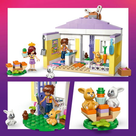 LEGO® Friends -  Hotel pentru iepurasi in orasul Heartlake (42679), 161 piese [6]