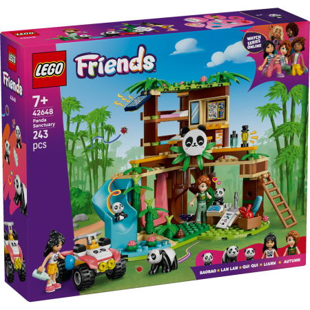 Jucarii copii si jocuri educative -  LEGO®  Friends - ingrijirea animalelor de la refugiul pentru panda (42648), 243 piese