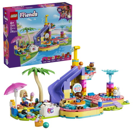 LEGO - LEGO® Friends - O zi distractiva in parcul acvatic (42676), 278 piese