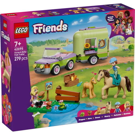 LEGO - LEGO® Friends -  Remorca pentru cal si manz (42695), 279 piese
