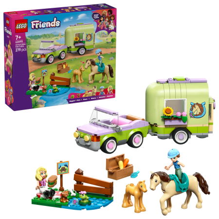 LEGO - LEGO® Friends -  Remorca pentru cal si manz (42695), 279 piese