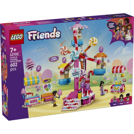 LEGO - LEGO® Friends - Roata Ferris cu bomboane si briose (42700), 602 piese