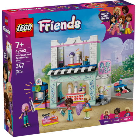 Jucarii copii si jocuri educative -  LEGO®  Friends - Salon de coafura si magazin de accesorii (42662), 347 piese
