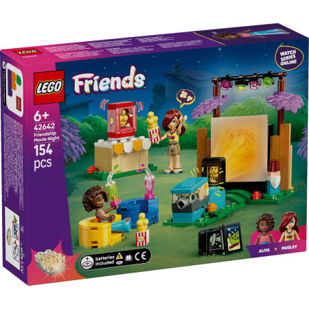Jucarii copii si jocuri educative - LEGO®  Friends - Seara de film a prieteniei (42642), 154 piese