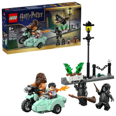 Jucarii copii si jocuri educative - LEGO® Harry Potter - Hagrid™ si Harry in fuga de pe Aleea Boschetelor (76459), 124 piese