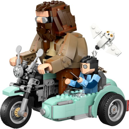  LEGO®  Harry Potter - Hagrid™ si Harry pe motocicleta (76443), 617 piese [8]