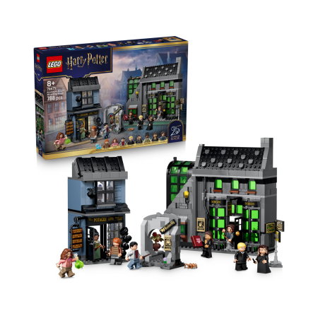 LEGO - LEGO® Harry Potter - Magazinele de vrajitorii de pe Aleea Nocturna (76471), 788 piese