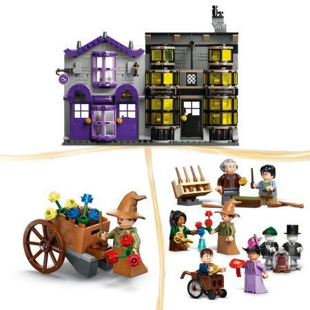  LEGO®  Harry Potter - Ollivander si magazinul de haine al lui Madam Malkin (76439), 744 piese [8]
