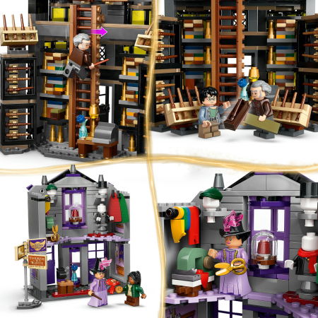  LEGO®  Harry Potter - Ollivander si magazinul de haine al lui Madam Malkin (76439), 744 piese [7]