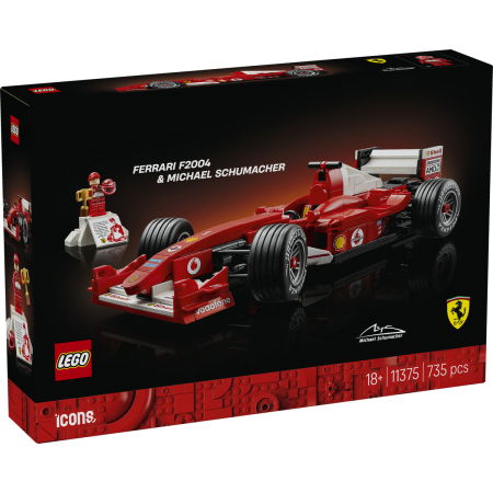 LEGO - LEGO® Icons (Creator Expert) - Ferrari F2004 si Michael Schumacher (11375), 735 piese
