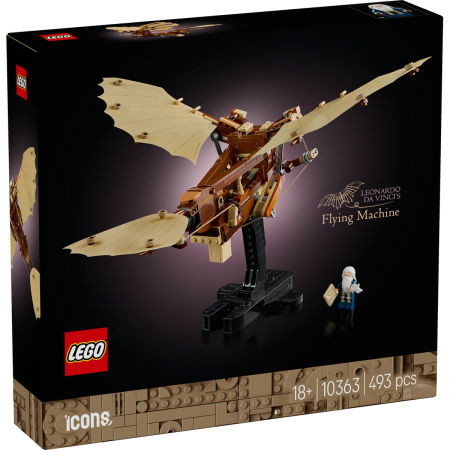  LEGO®  Icons (Creator Expert) - Masina zburatoare a lui Leonardo da Vinci (10363), 493 piese [8]