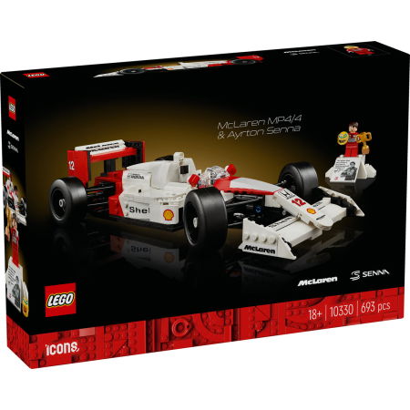 Jucarii copii si jocuri educative -  LEGO®  Icons (Creator Expert) - McLaren MP4/4 si Ayrton Senna (10330), 693 piese