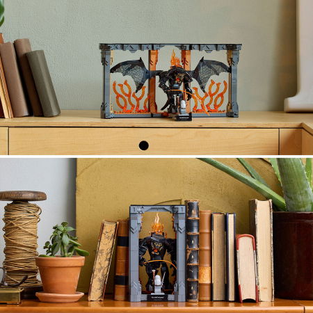  LEGO®  Icons (Creator Expert) - Stapanul inelelor: Diorama pentru biblioteca cu un Balrog (10367), 1201 piesa  [9]