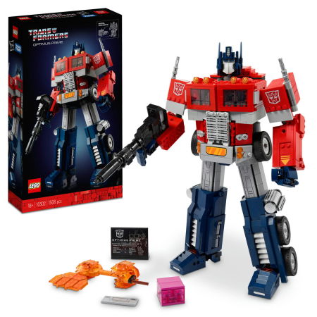 Jucarii copii si jocuri educative -  LEGO®  Icons (Creator Expert) - Transformers: Optimus Prime (10302), 1508 piese